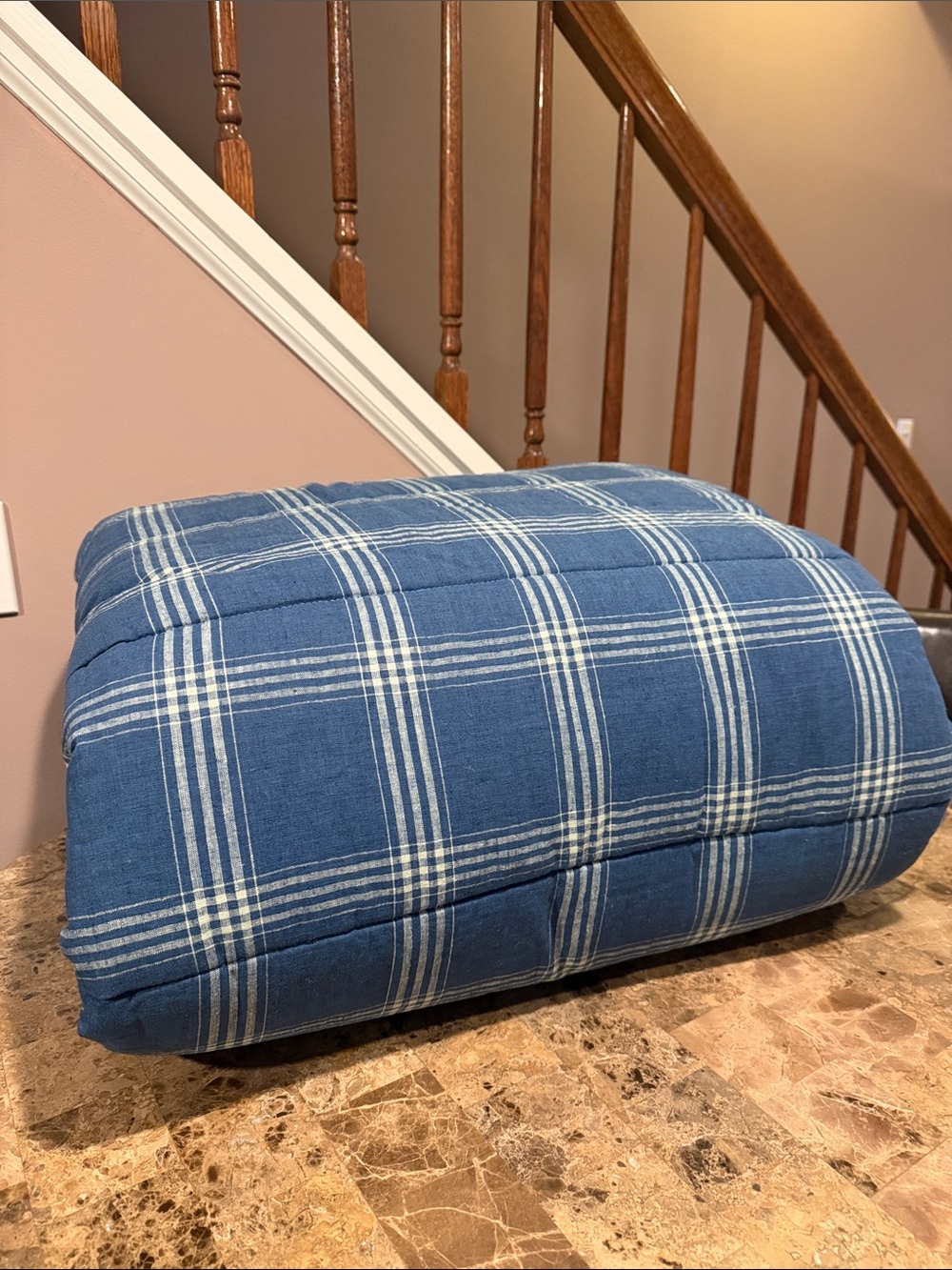 Ralph Lauren Plaid Quilted Comforter, Full/Queen